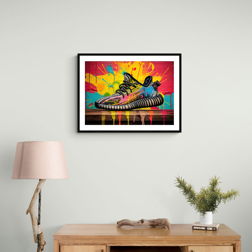 Graffiti shop yeezy hot sale
